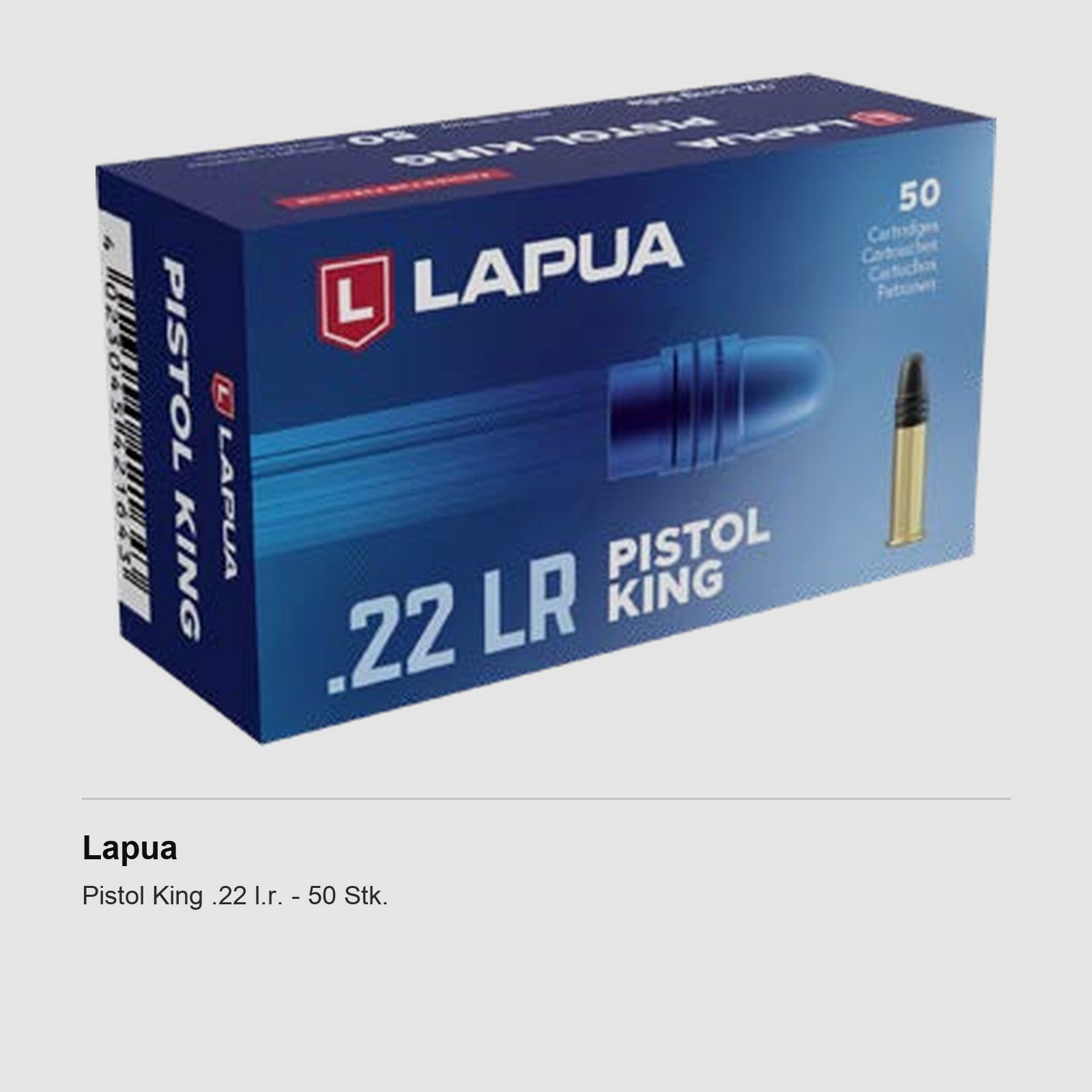 Lapua Pistol King .22 l.r. – 50 Stk.