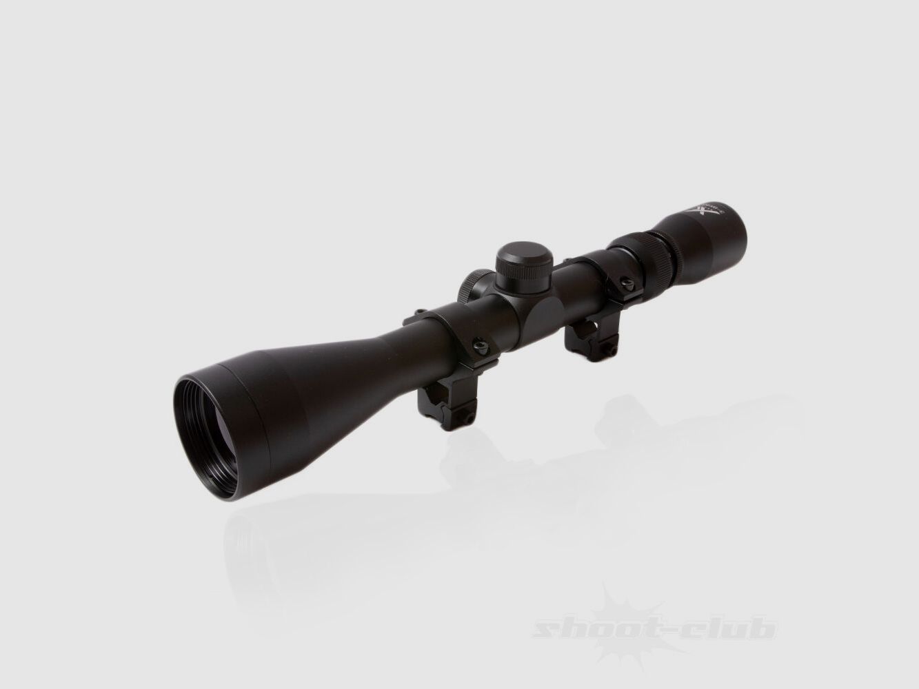 shoXx Zielfernrohr LG-Target Serie 3-9x40 +2 Montageringe