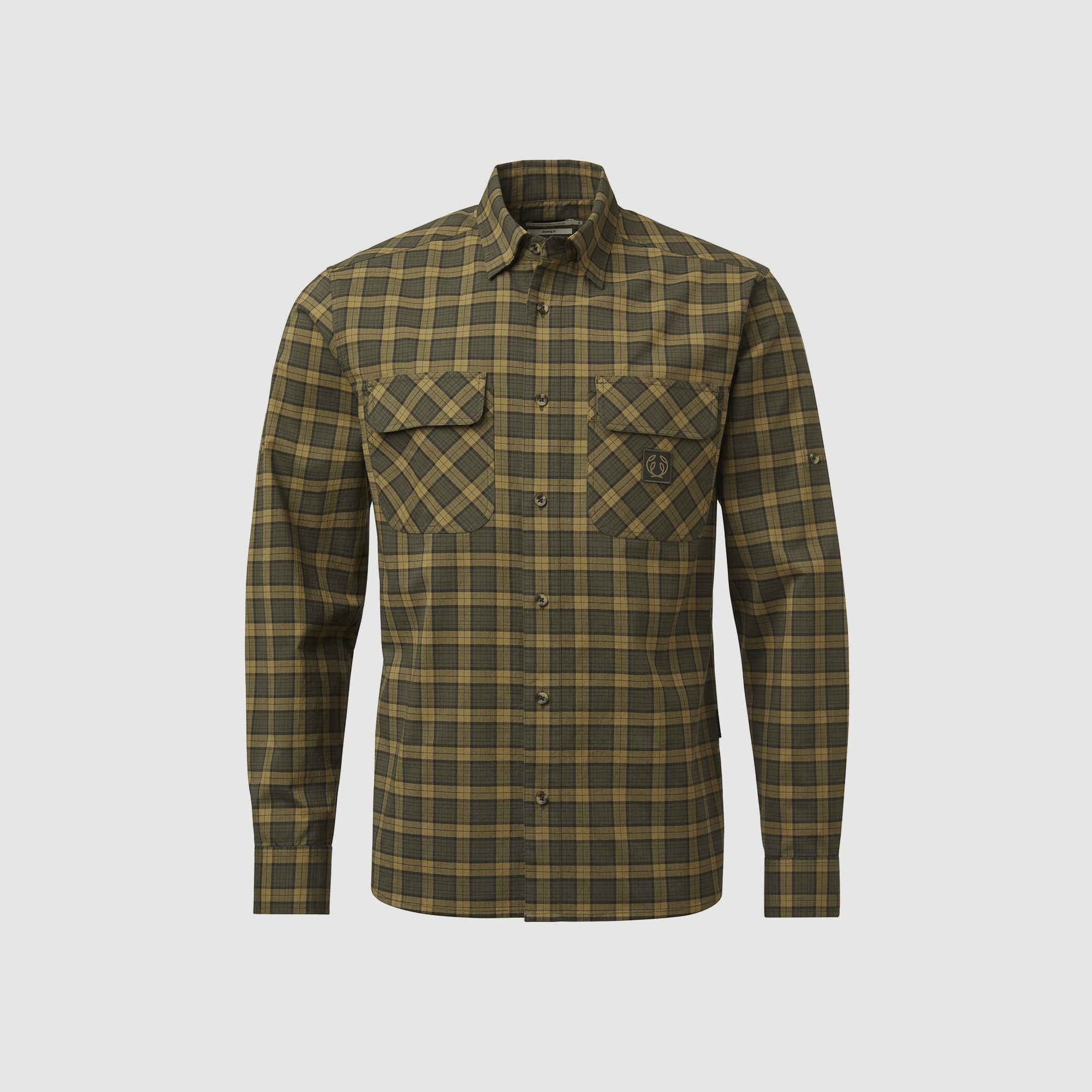 Chevalier Creek Coolmax Hunting Shirt Men, XXXL, Moss Checked