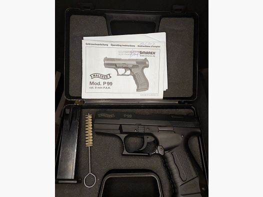 Walther P99 Schreckschuss Pistool 9mm P.A.K. (PTB 637)