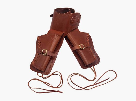 Western Doppel Leder Holster