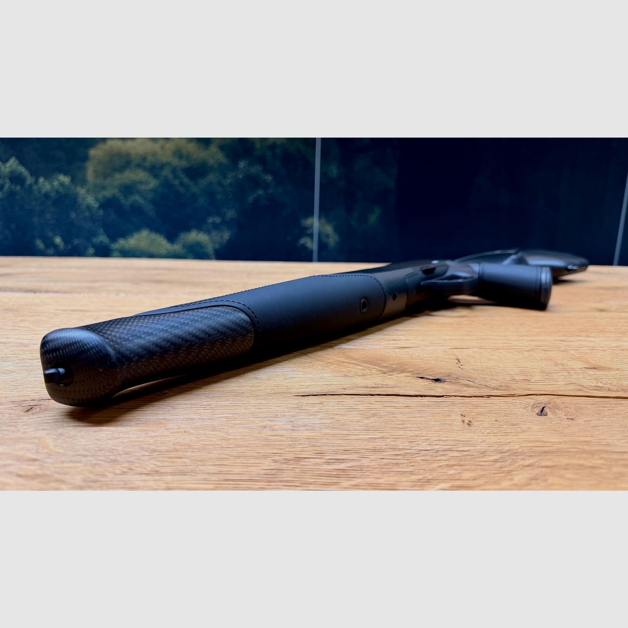 Blaser R8 Ultimate Carbon leather case / Standard version 17mm / Logo silver / Easy Custom leather
