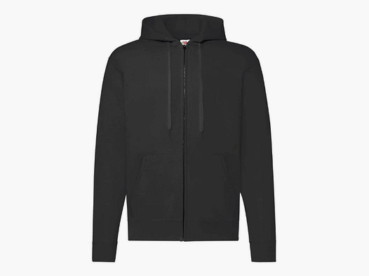 Fruit Of The Loom Fruit of the Loom Kapuzenjacke Classic Hooded - Schwarz / S Herren