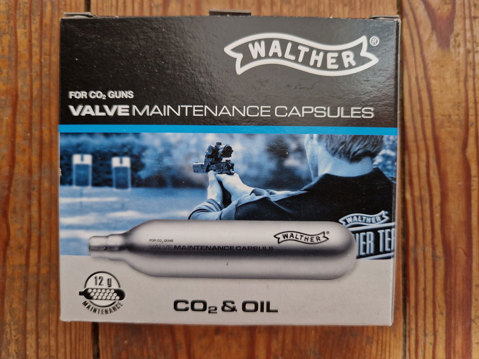 CO2 Kapseln Kartusche 12 g, WALTHER, Umarex, Crosman, GSG