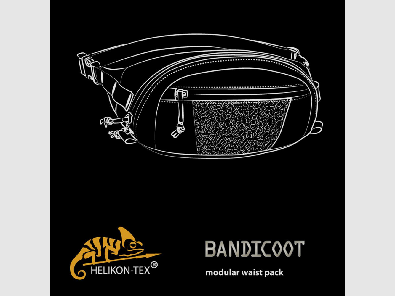 HELIKON-TEX HÜFTTASCHE BANDICOOT® WAISTPACK DESERT NIGHT CAMO