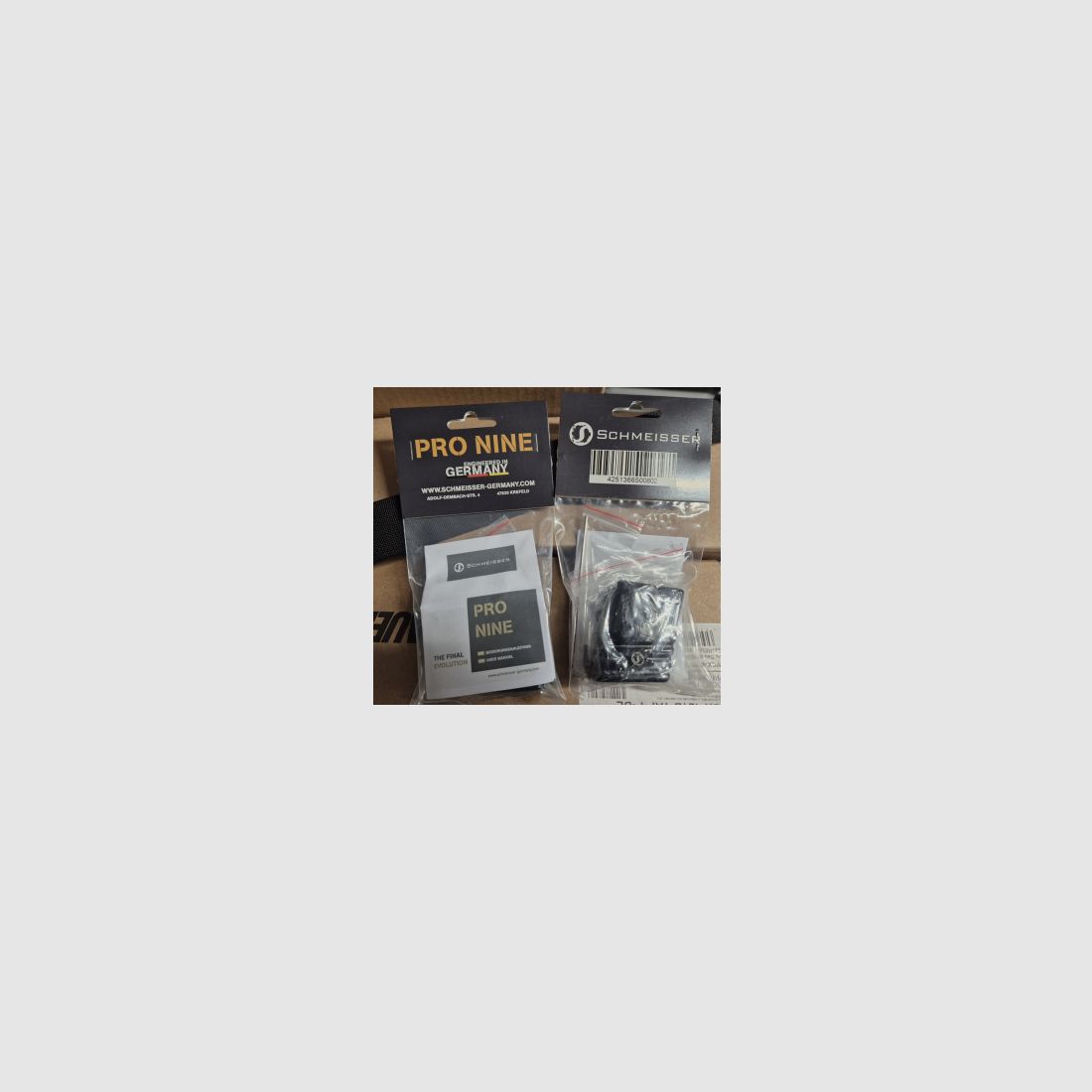 Schmeisser aluminum magazine extension for Glock 26 magazine