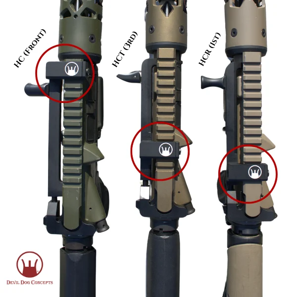 Seitlicher Ladehebel AR-15 DDC HC – klappbar, Bild 2 von 4