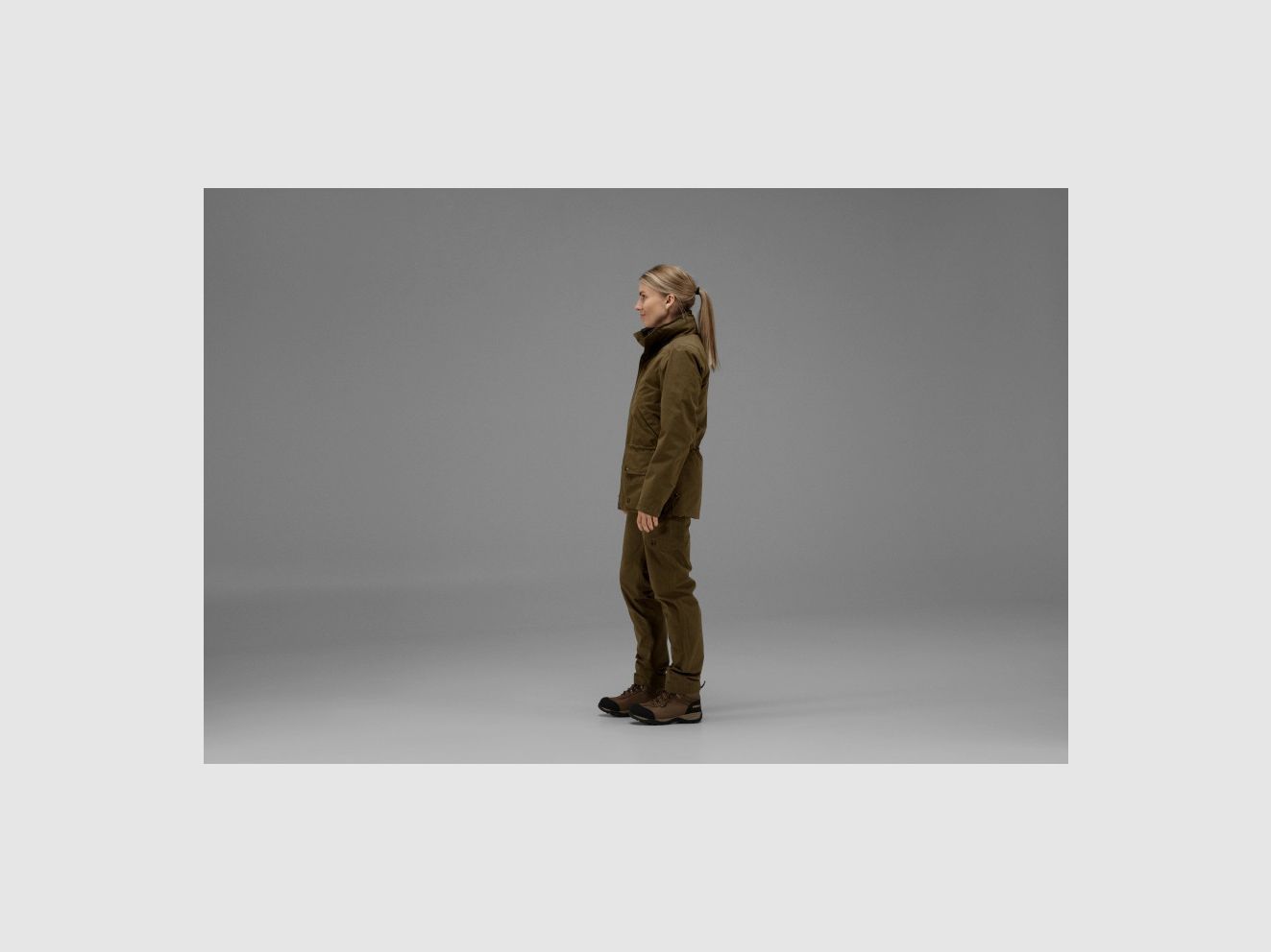 Damen Jagdjacke Retrieve Warm Olive Harkila, Bild 7 von 11