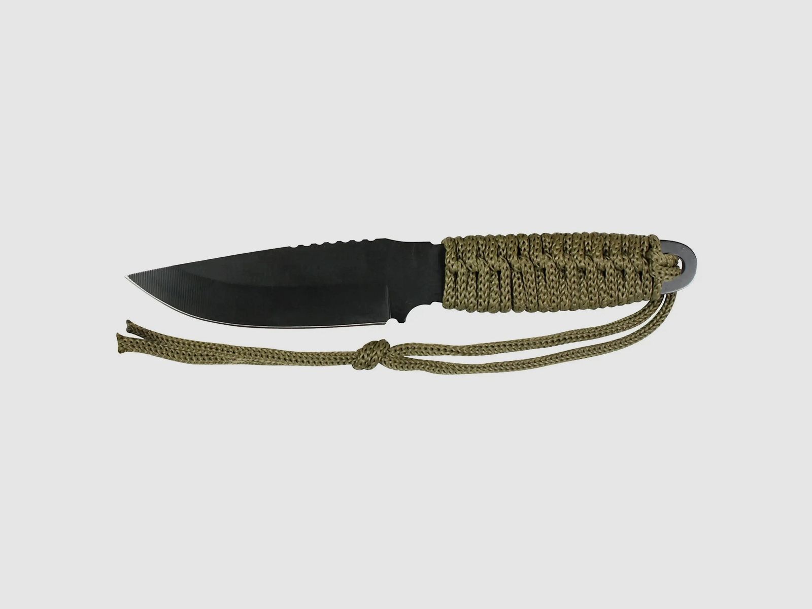 Couteau Rothco avec corde parachute et allume-feu olive