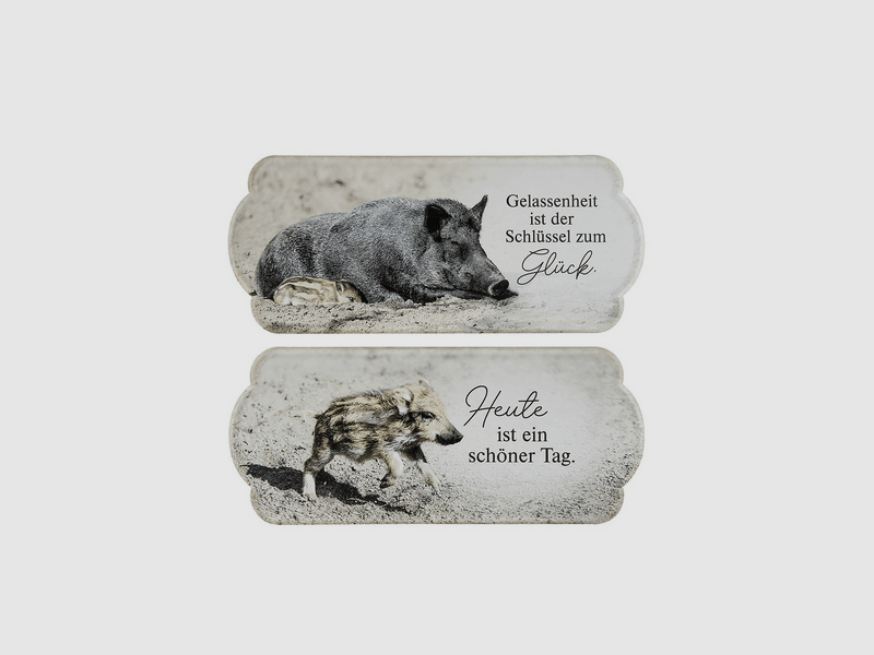 Gilde Metall Schild Wildschwein