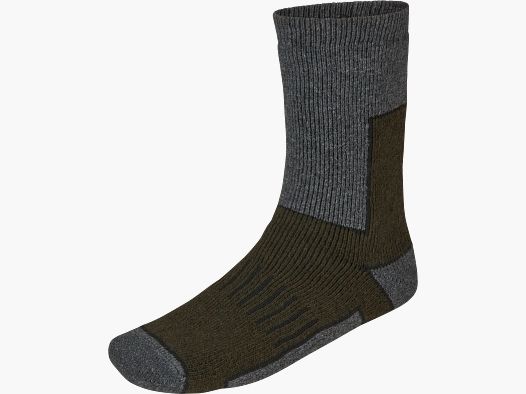Seeland Feld-Thermo-Socken – 2er-Pack Herr Pine Green Melange/Grey Melange 35-38