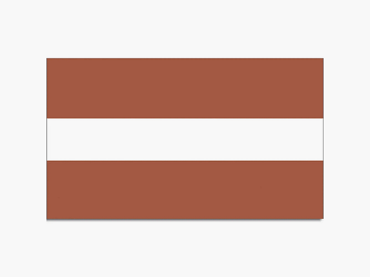 Unbekannt Flagge Lettland