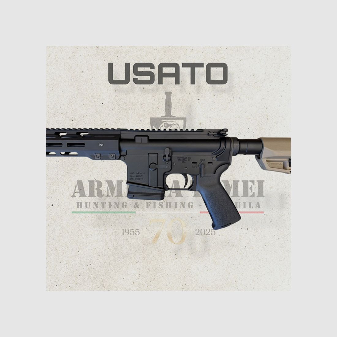 USED – RIFLE – BROWNELLS MOD. BRN-15 cal. 223 Rem., image 5 of 5