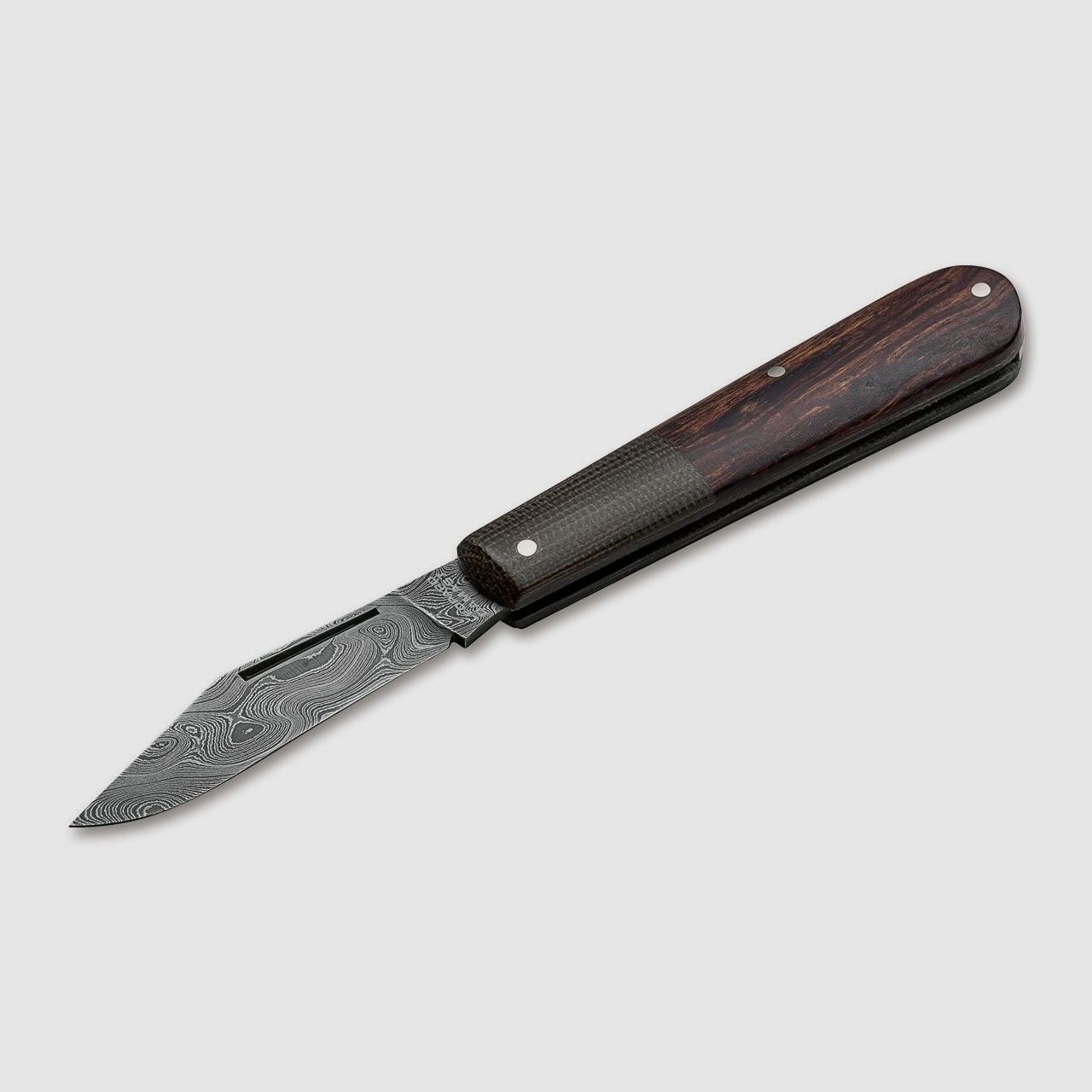 Taschenmesser Barlow Integral Leopard-Damast Messer legal fhren 42a konform