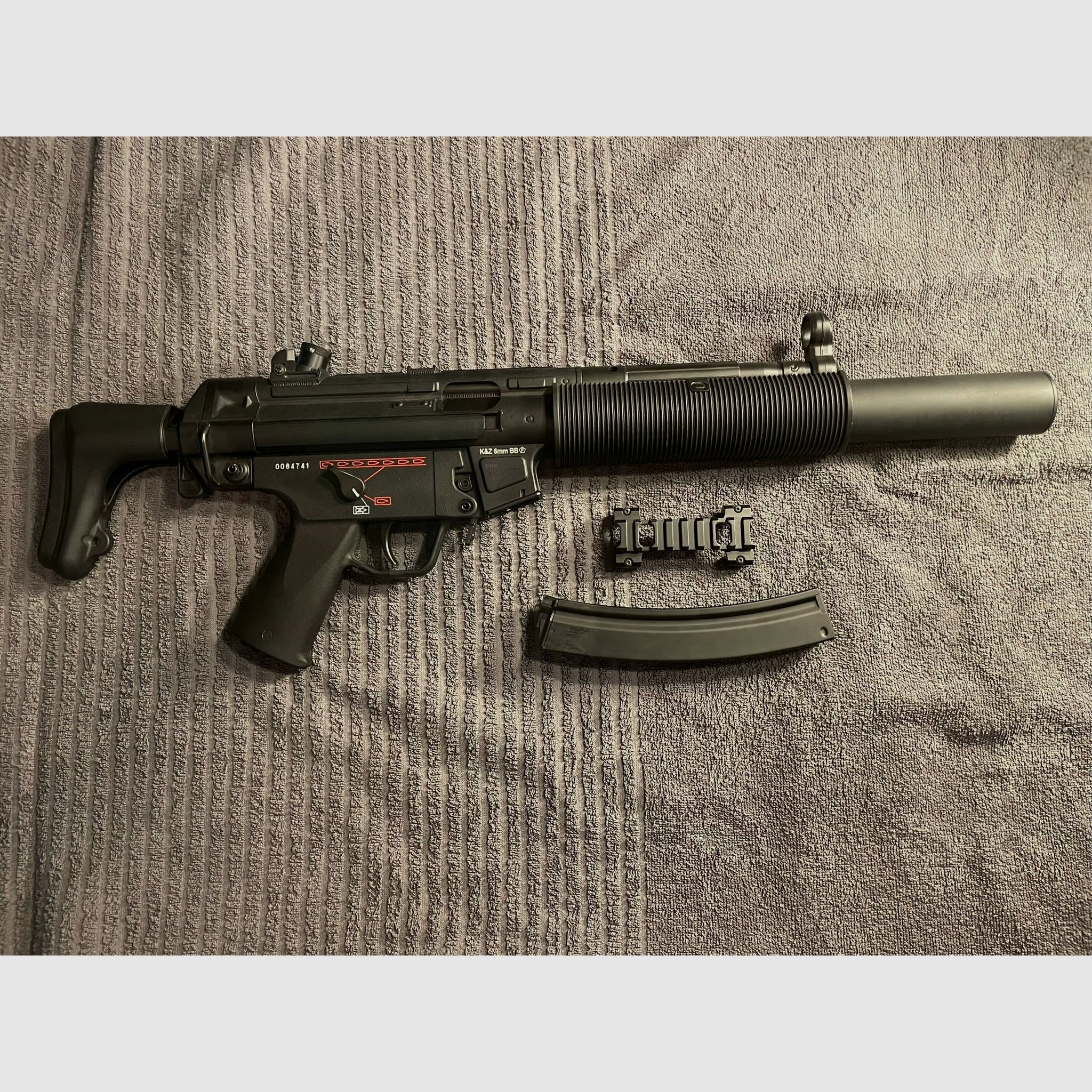 G&G MP5 SD (PM5 SD6) Blowback S-AEG 6mm 1 Joule