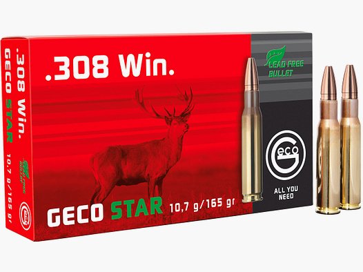 Geco Büchsenpatronen Star .308 Win.