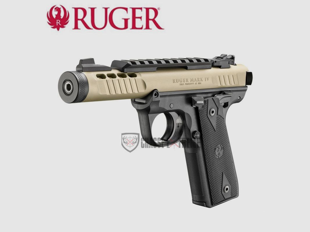 Pistolet RUGER MARK IV 22/45 Lite Champ Anodisé Cal 22 Lr, image 4 sur 5
