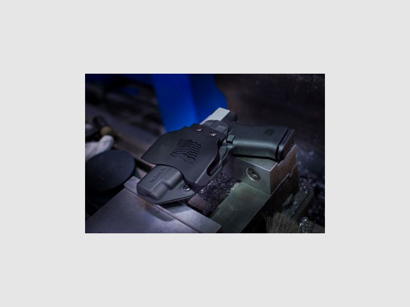 BLACK ARCH HOLSTER - Outside the waistband paddle adapter for Rev-Con