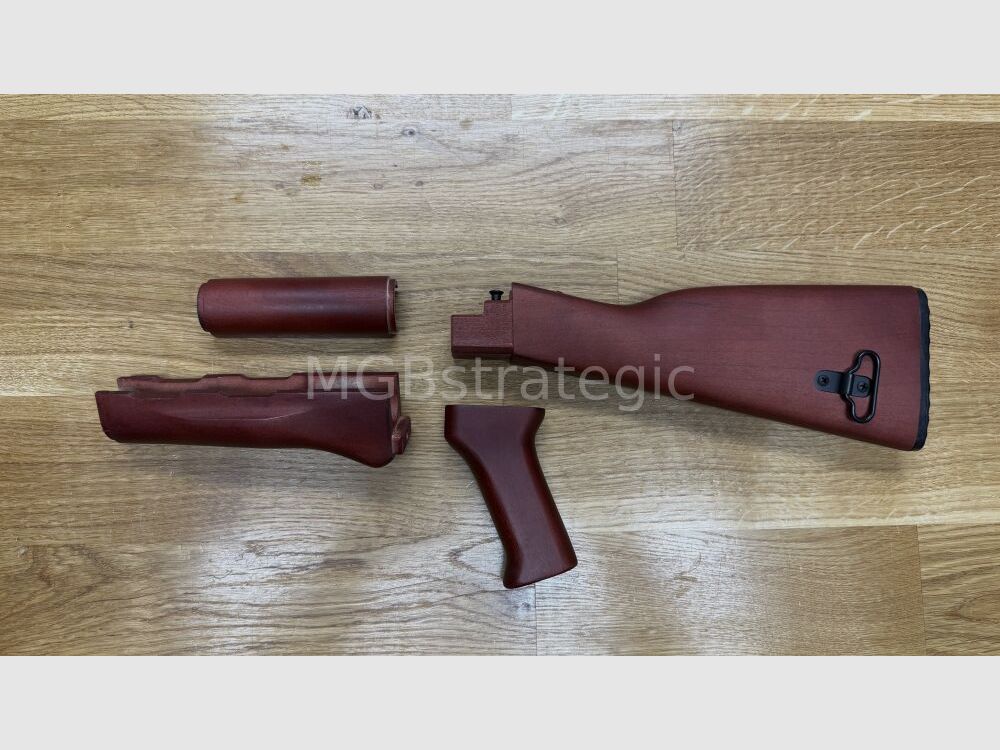 Juego de culatas Kalashnikov USA KUSA para KR103 / Madera adecuada para AKM / AK74 / AK-74 / por ejemplo WBP Jack / WBP MiniJack / Cugir