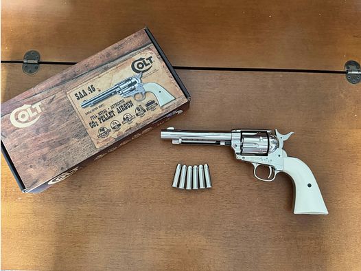 Umarex Legends Colt SAA Single Action Army 4,5mmBB CO2 Nickel Finish