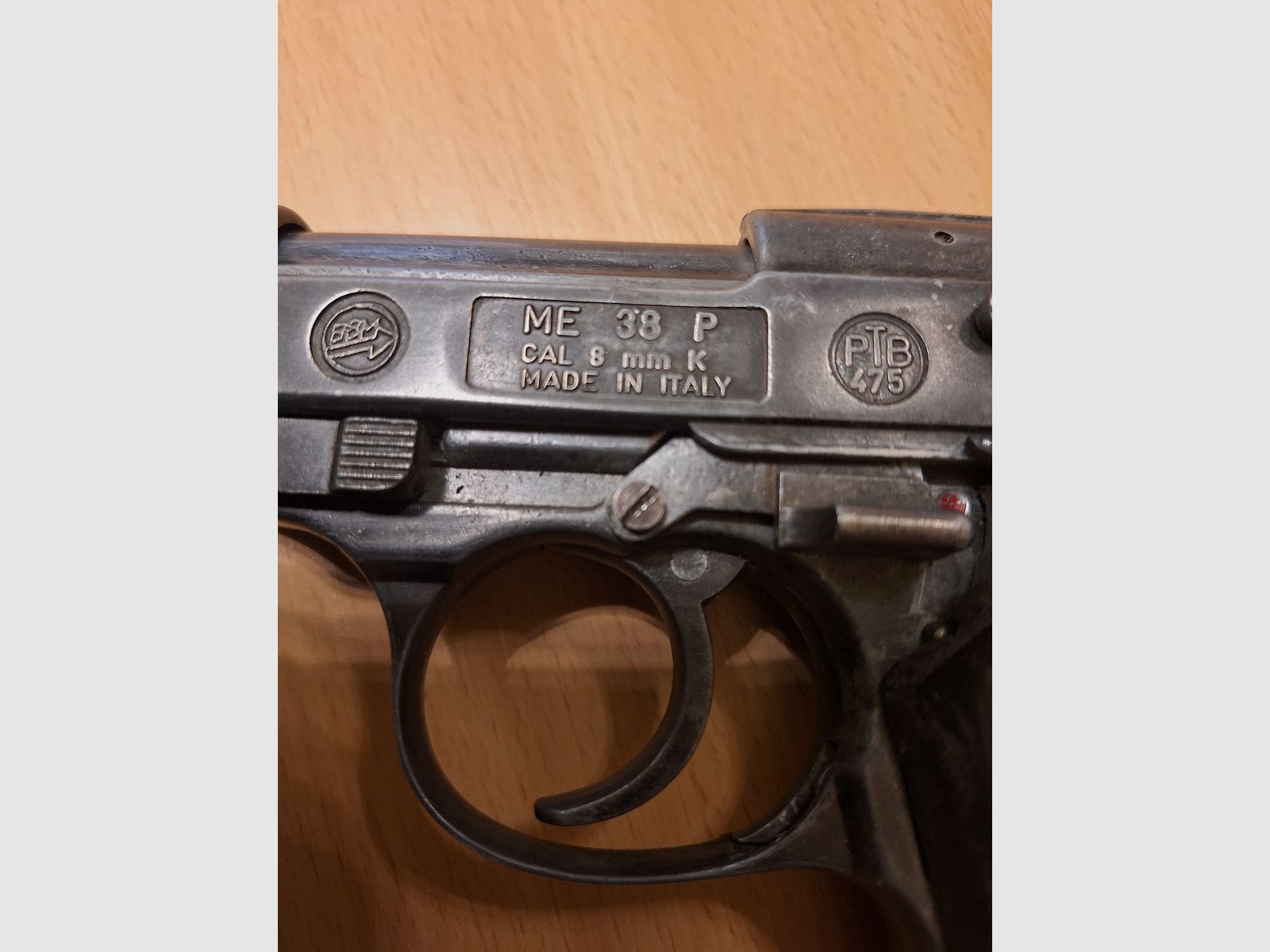 P 38 -  8mm blank firing