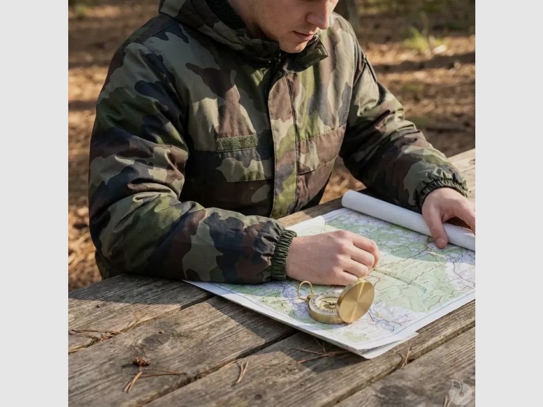 Winddichte Fleecejacke Camouflage CE S bis 3XL, Bild 7 von 18