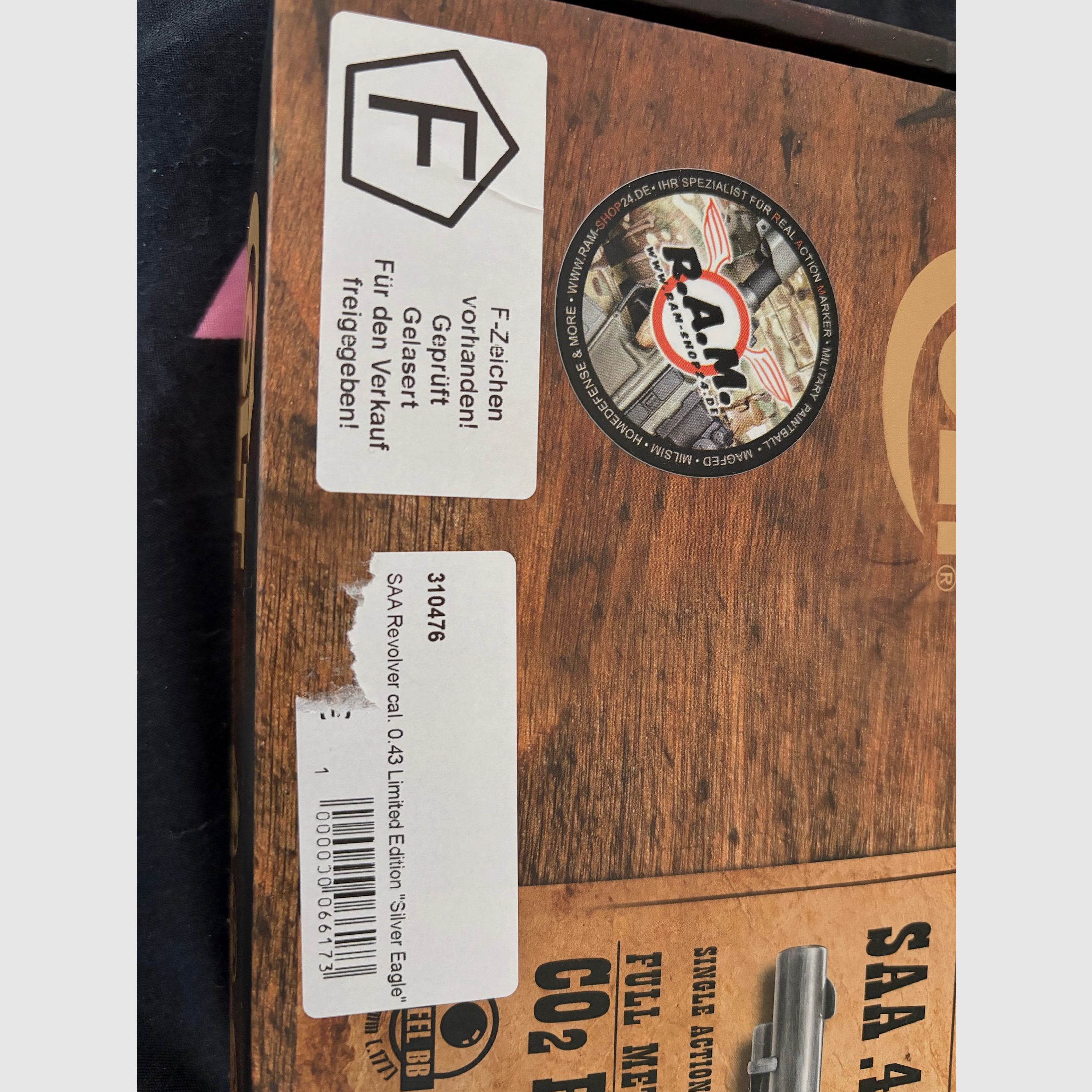 Colt SAA Peacemaker cal.43 co2 from RAMSHOP