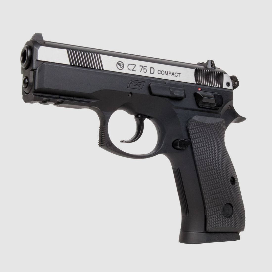 ASG	 CZ 75D Compact CO2 Pistole 4,5 mm BB Dual Tone