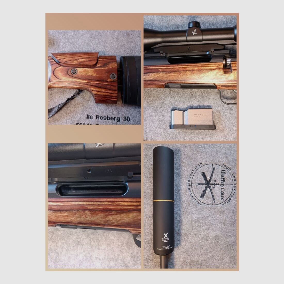Capra Mod. Summit 6 LINKS! ZF Swarovski Z6i + Schalldämpfer neuwertig!