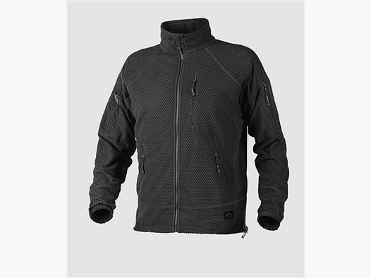 HELIKON-TEX ALPHA GRID TACTICAL FLEECE JACKE SCHWARZ