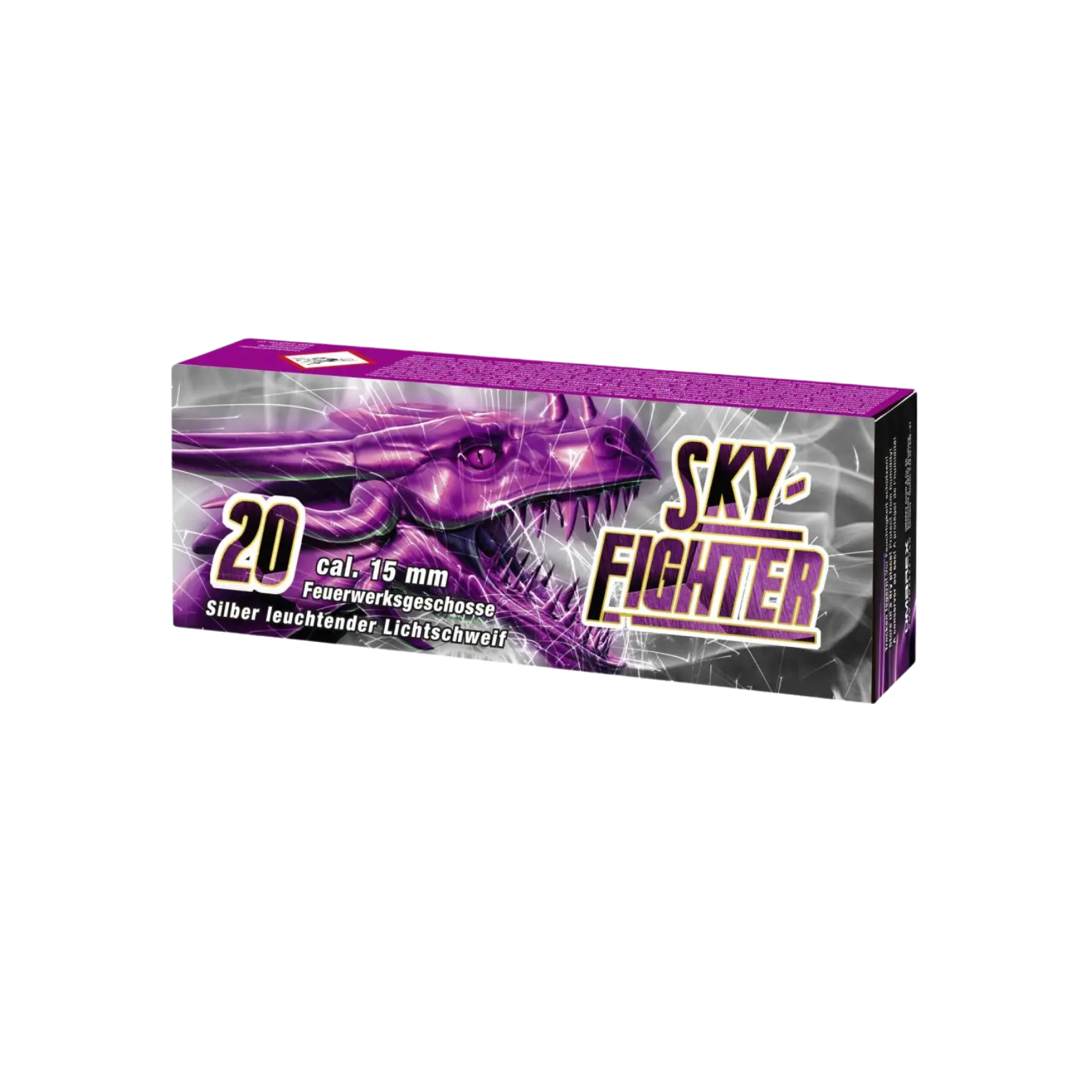 Sky Fighter mit Silber Lichtschweif 20er Pack