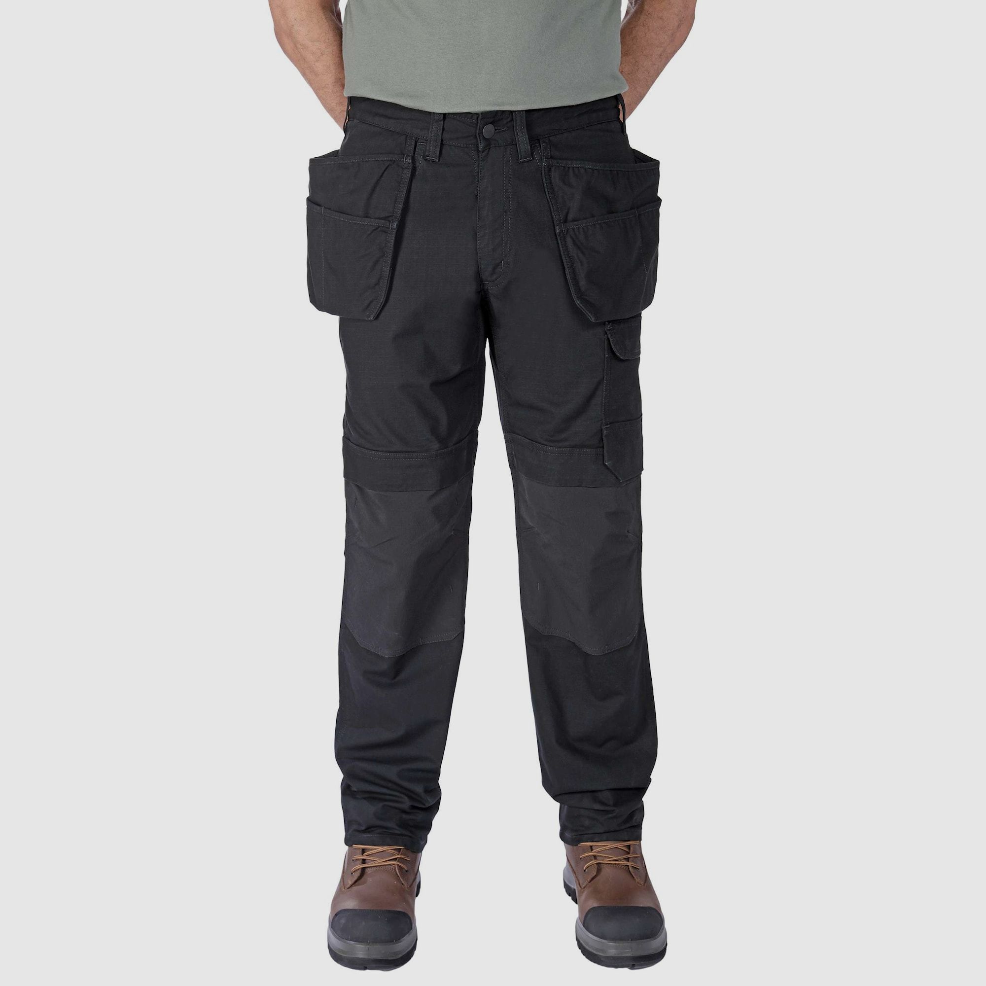 Pantalones Carhartt Steel Cargo Craft para Hombre Negros W34/L34