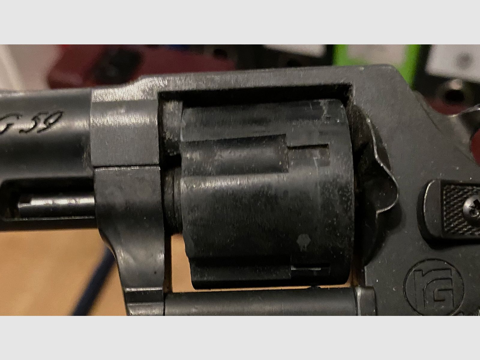 Röhm RG 59 „Le Petit“ Kaliber 9 mm Knall Schreckschussrevolver, inkl. Originalkarton und Zubehör