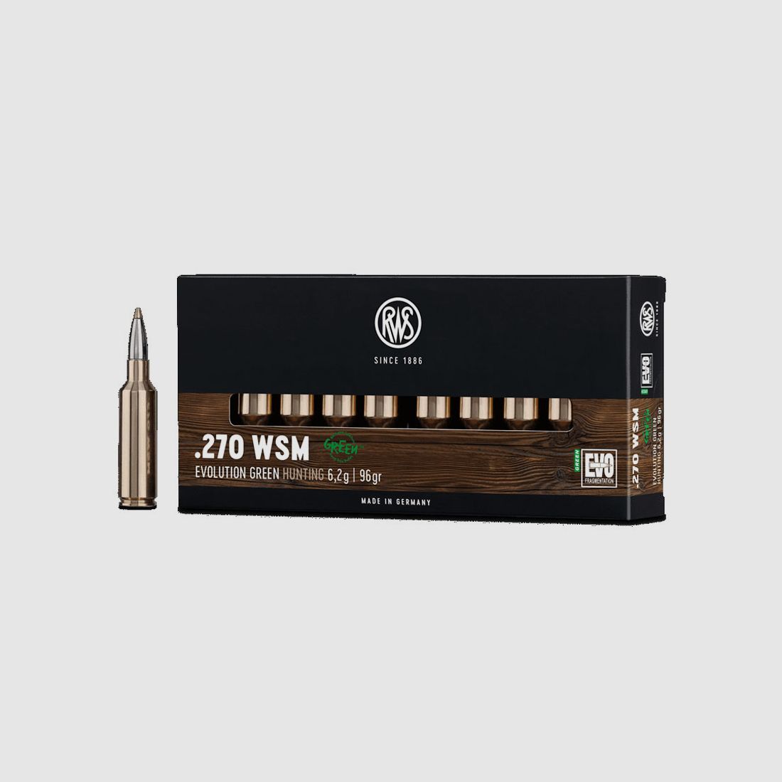 RWS .270WSM Evo Green 6,2g - 96gr