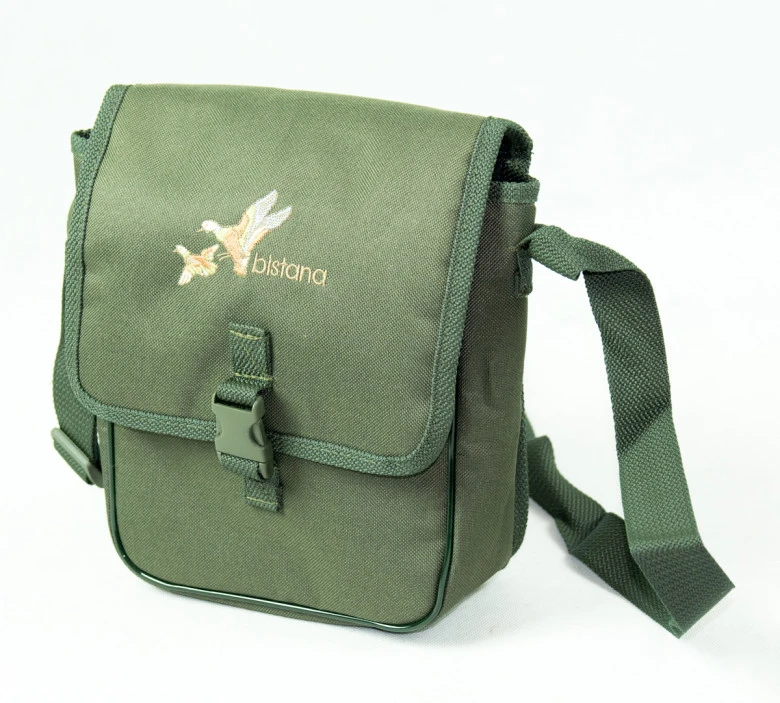 Hunting bag, binocular bag – Bistana, embroidered with various hunting motifs