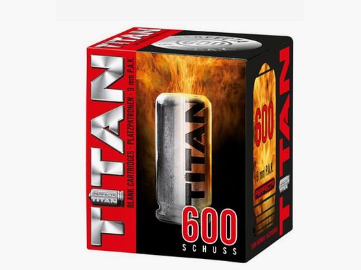 TITAN PLAATSPATRONEN - 9MM P.A.K. - 600 PATRONEN