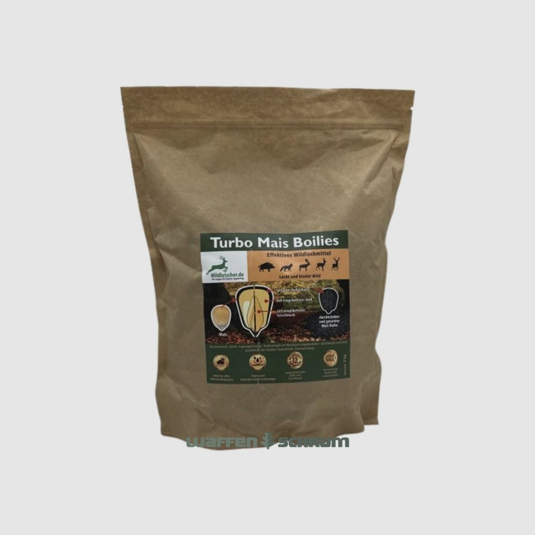 Wildlutscher Turbo Mais Boilies 3 kg