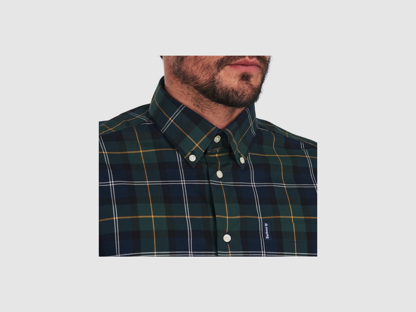 BARBOUR Wetheram Hemd Seaweed Tartan