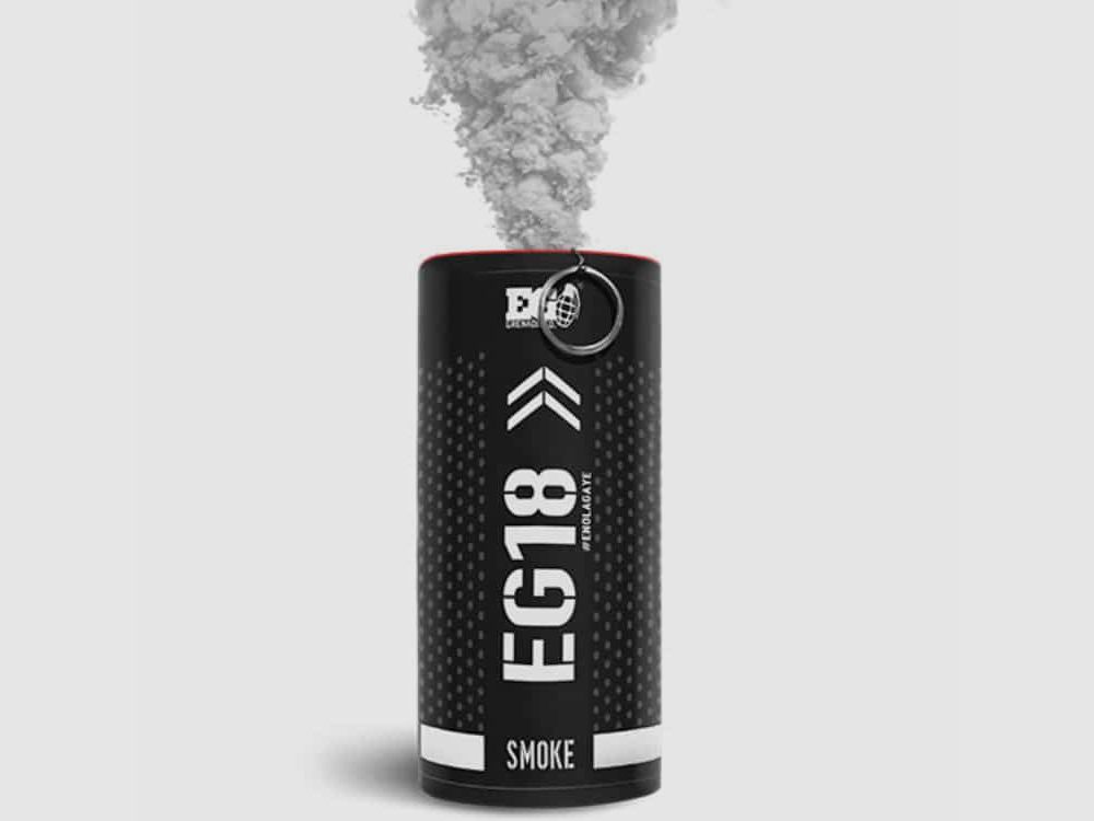 Enolagaye EG18 High Output Smoke Grenade with Pull Fuse (white)