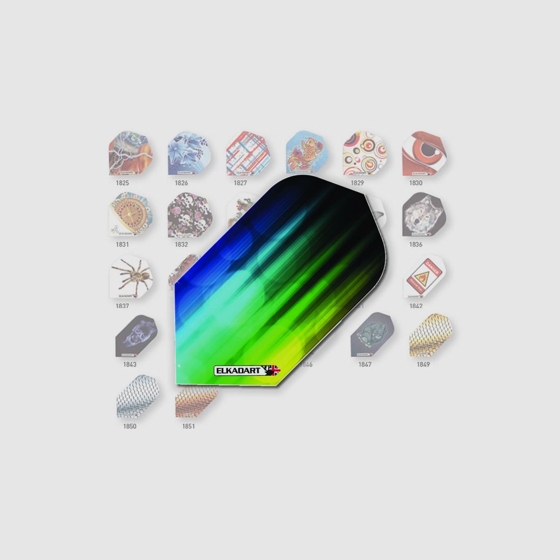 Elkadart Flights Prism Slim Form 3 StĂĽck