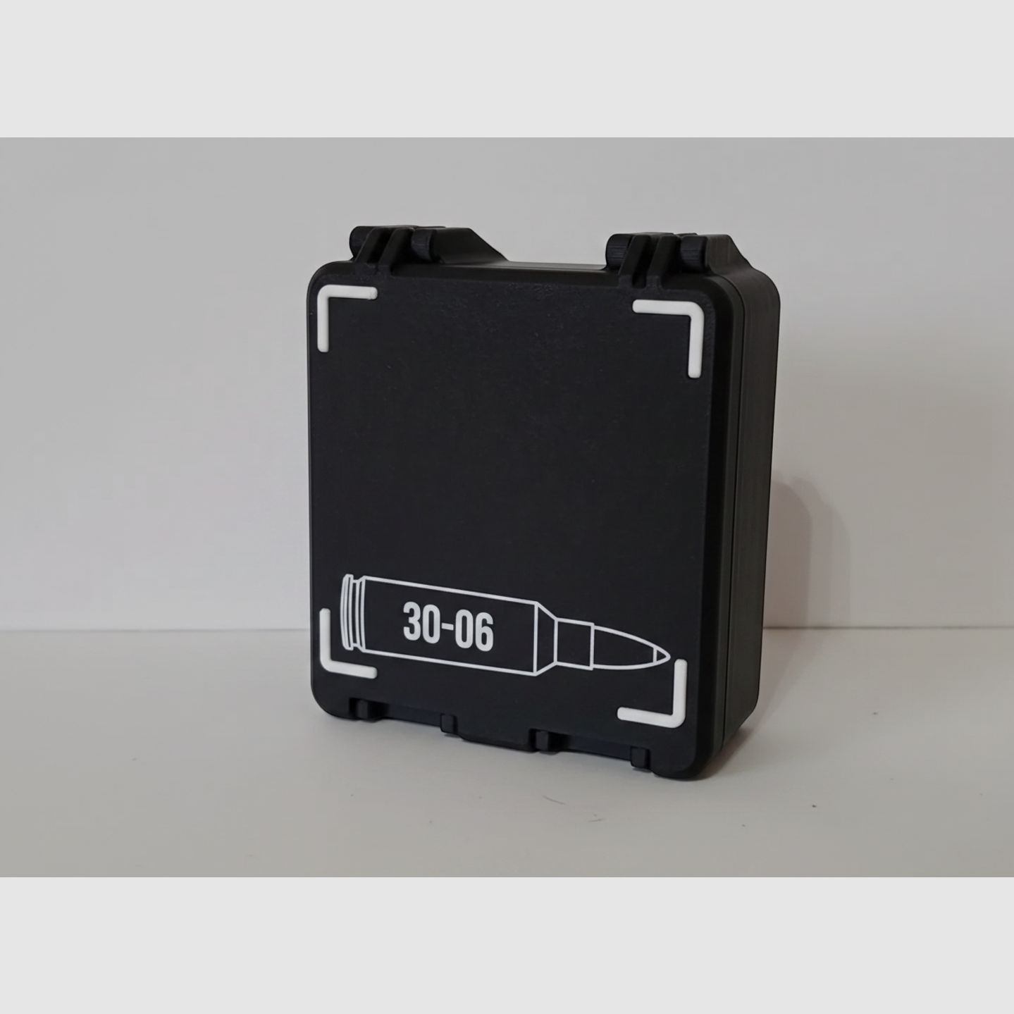 Filamelt ammunition box / 30-06 Springfield / 'folding / locking lid' / cartridge box, ammo box