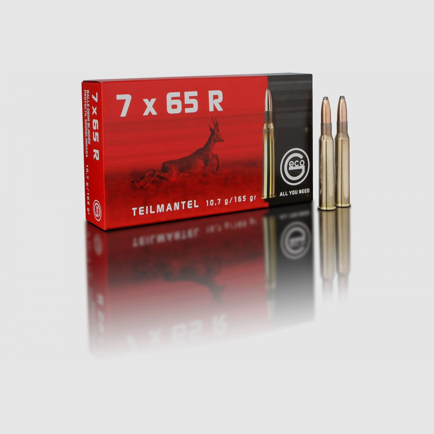Büchsenpatronen GECO 7 x 65 R TM
