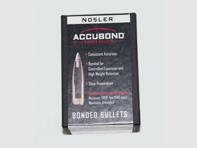 Nosler Geschoße Accubond 8 mm / .323 Spitzer