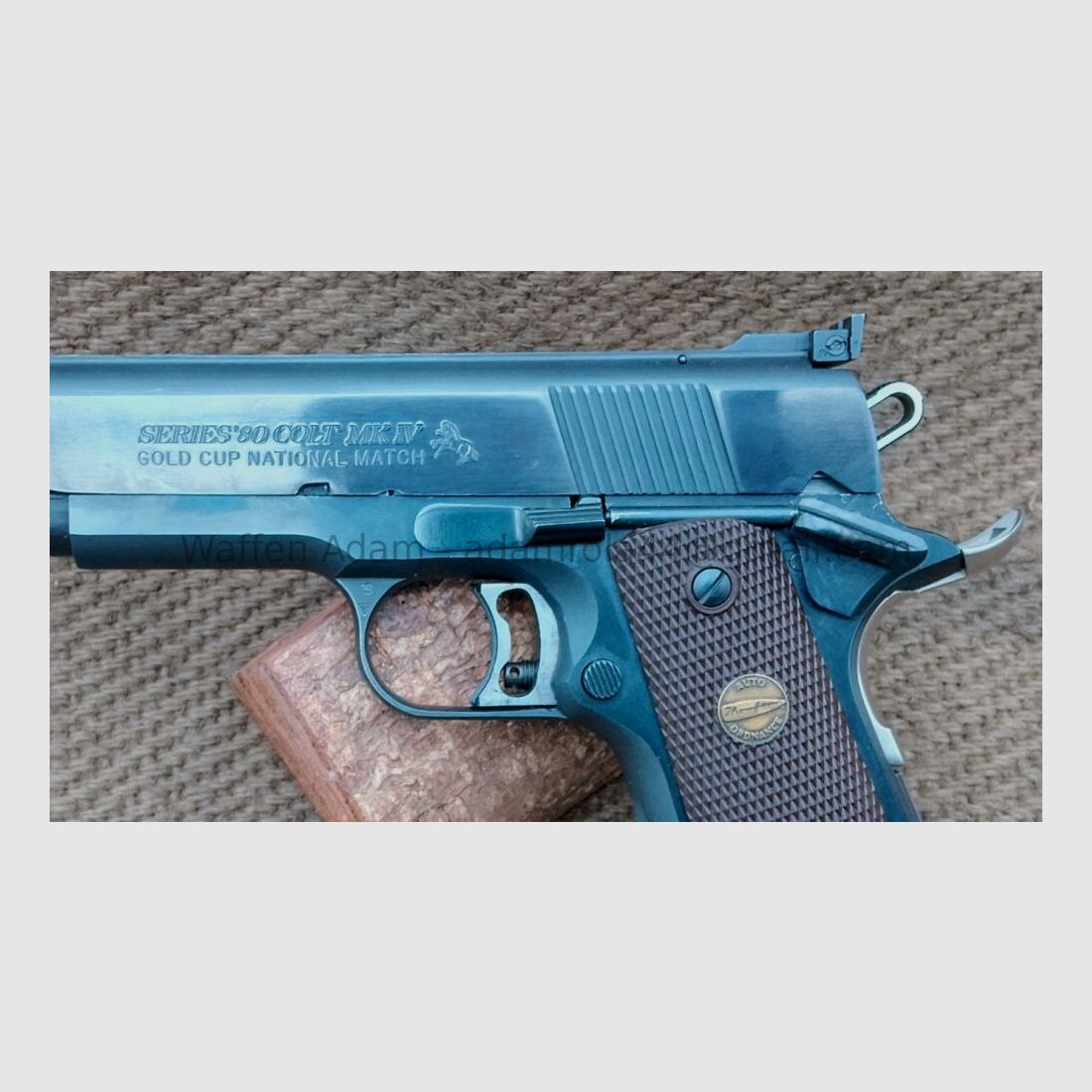 Colt 1911 MKIV National Match Gold Cup Series 80