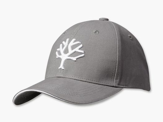 Casquette grise et blanche
