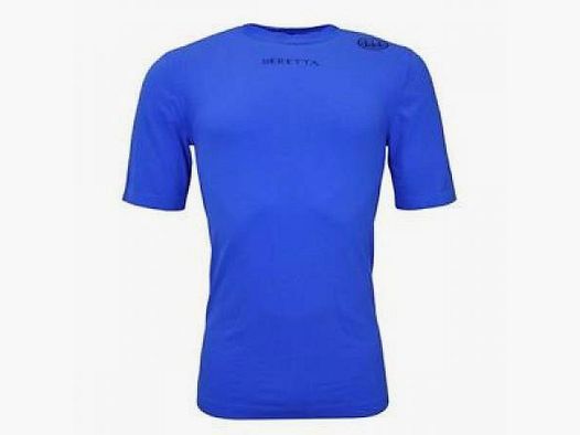 BERETTA T-shirt blu manica corta