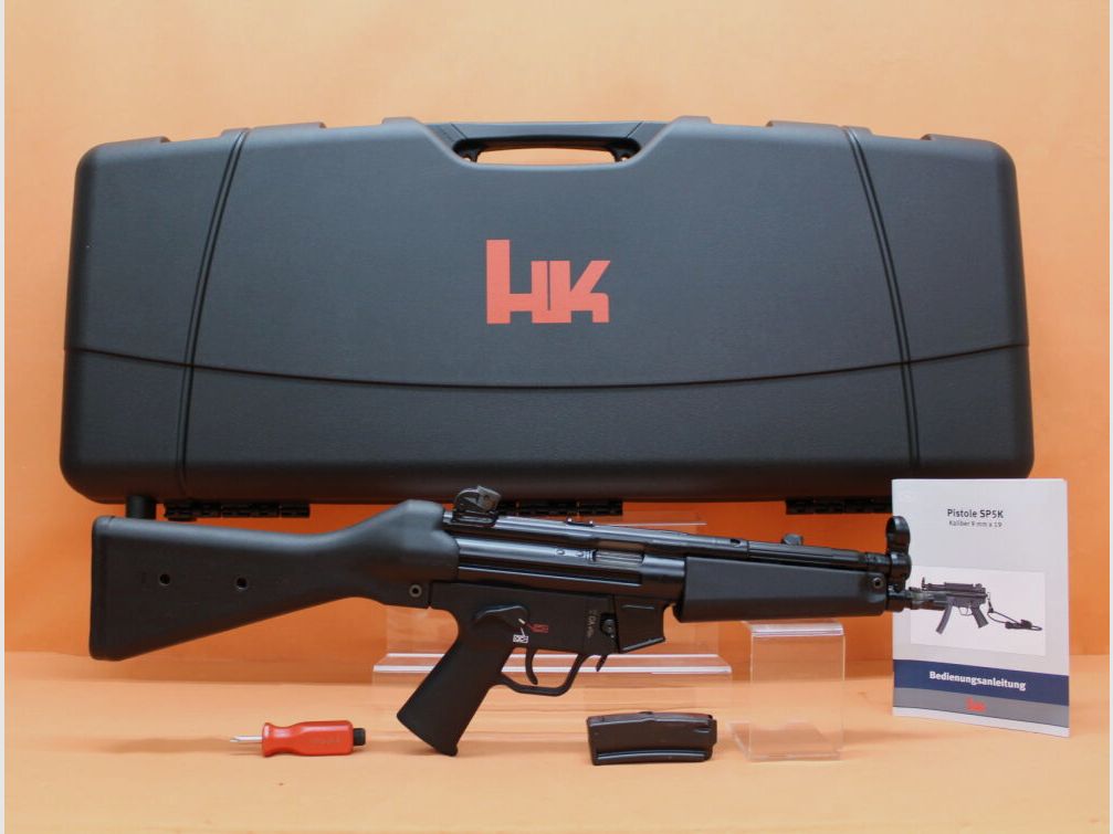 Heckler&Koch Ha.Büchse 9mmLuger Heckle&Koch HK SP5 System H&K HK94/MP5 225mm Lauf/ A2 Festschaft (9mmPara/9x19)