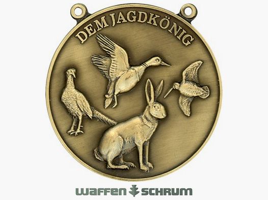 Steinhauer&Lück Jagdmedaille Niederwild 60mm Bronze mit Kette
