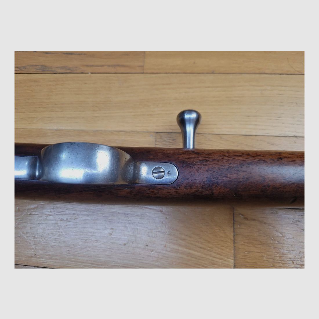 Superbe Fusil Chassepot mdle 1866 – 2ième Type – Fabrication février 1872 – Châtellerault – Mono-matricule intégral sauf baguette – Macaron lisible – Magnifique canon – État premium – TBE++, image 15 sur 33