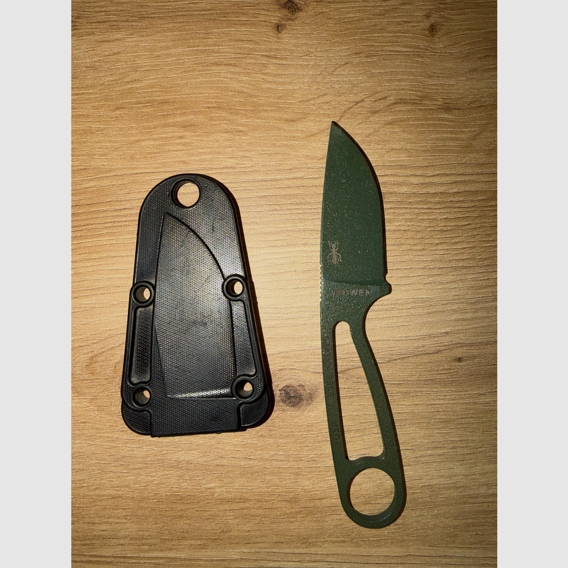 Esee Izula OD Green jachtmes carbonstaal, afbeelding 2 van 2
